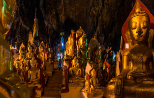 Beautiful Caves in Myanmar