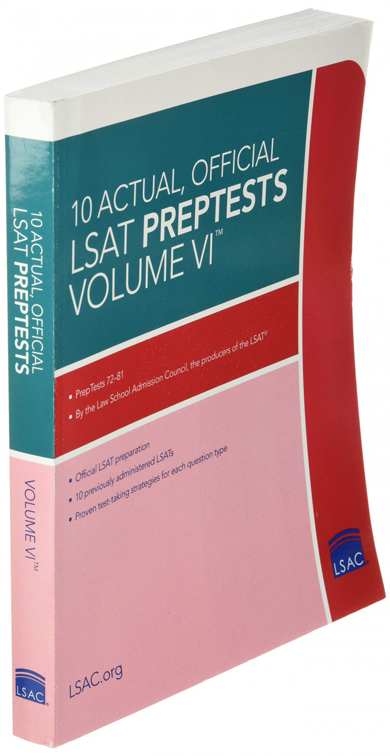 10 Official LSAT PrepTests Volume VI