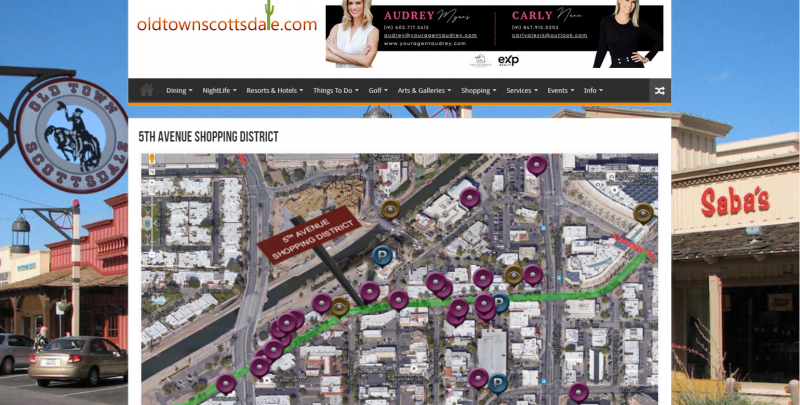 Screenshot via oldtownscottsdale.com/5th-avenue-shopping-district/