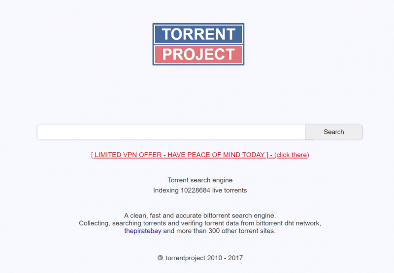 Screenshot via  https://torrentproject.cc/