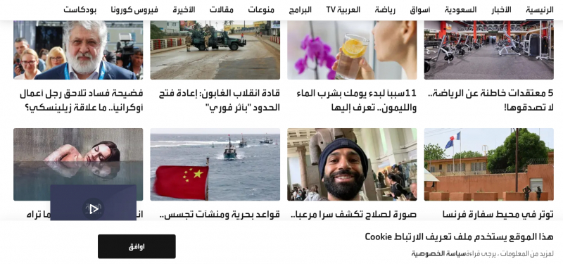 Screenshot viahttps://www.alarabiya.net/