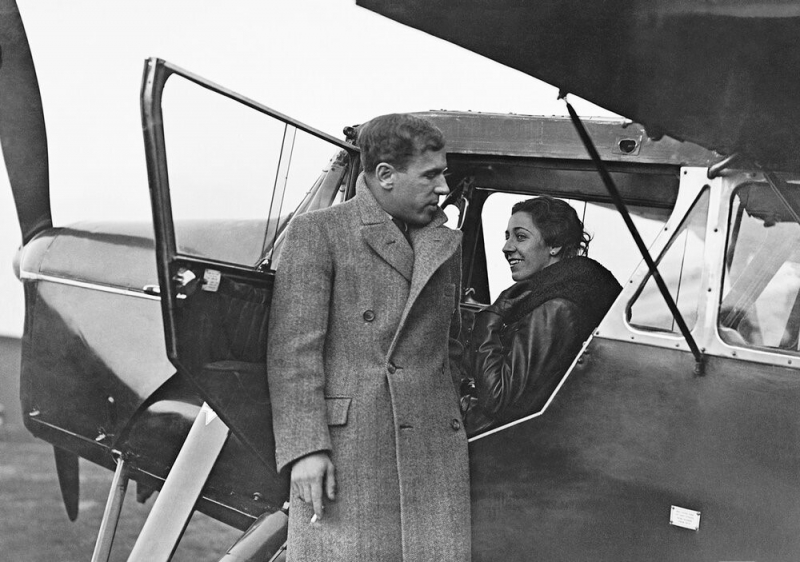 On November 8, 1932, at Stag Lane, Amy Mollison prepared to attempt to surpass her husband Jim's record for flying nonstop from England to Cape Town - apimagesblog.com