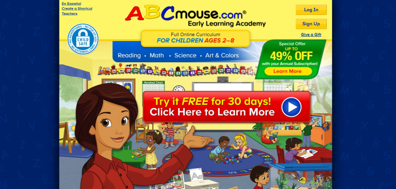 ABCmousehttps://www.abcmouse.com/