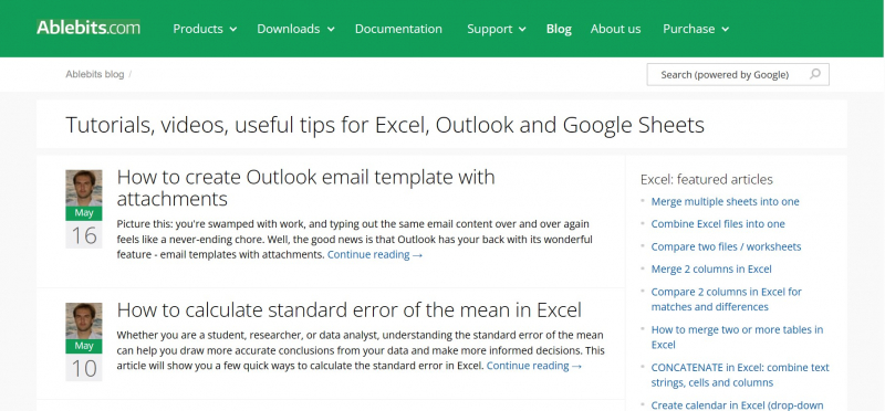 Screenshot of https://www.ablebits.com/office-addins-blog/
