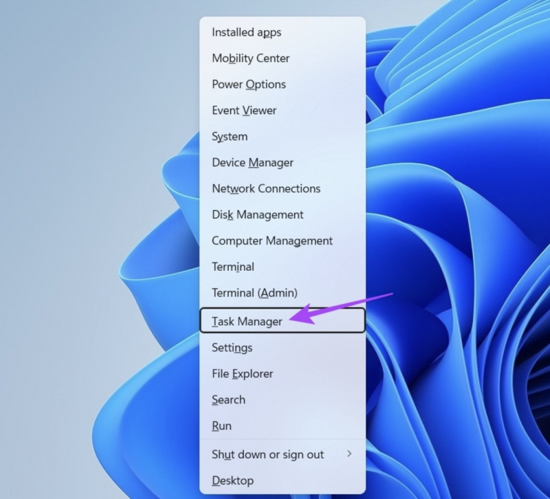 Access the Control Panel via the Quick Access Menu