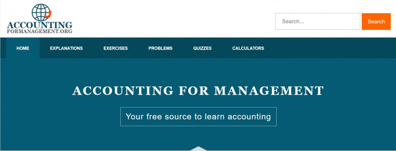 Screenshot of https://www.accountingformanagement.org/