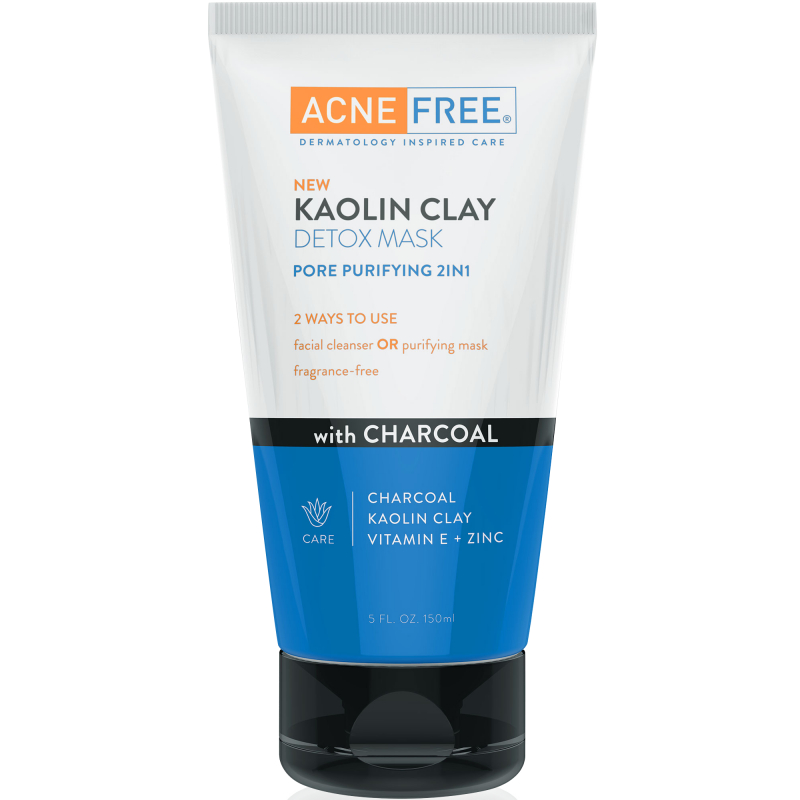 Acne Free Kaolin Clay Detox Mask With Charcoal