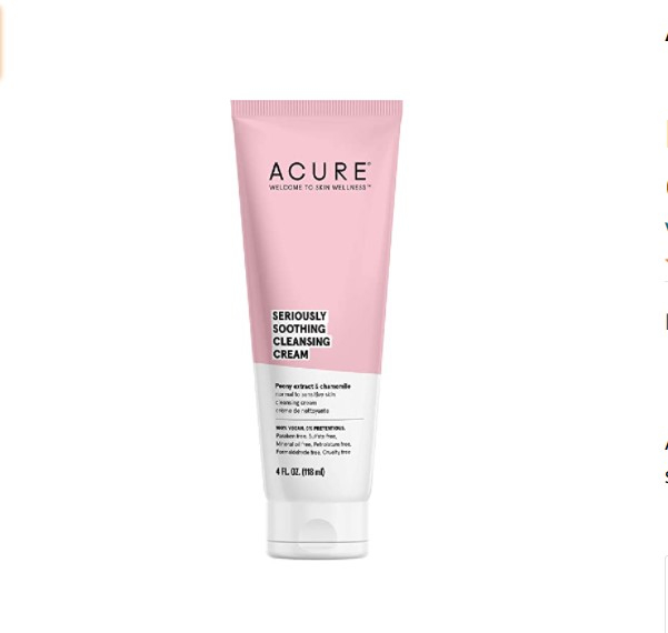 Acure Seriously Soothing Cleansing Cream, https://www.amazon.com/
