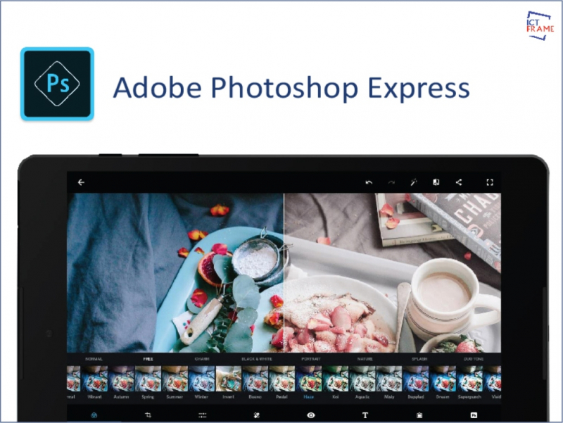 Photo: https://ictframe.com/adobe-photoshop-express-app-review/