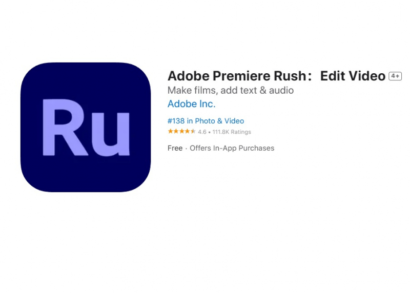 Screenshot via https://apps.apple.com/us/app/adobe-premiere-rush-edit-video/id1188753863