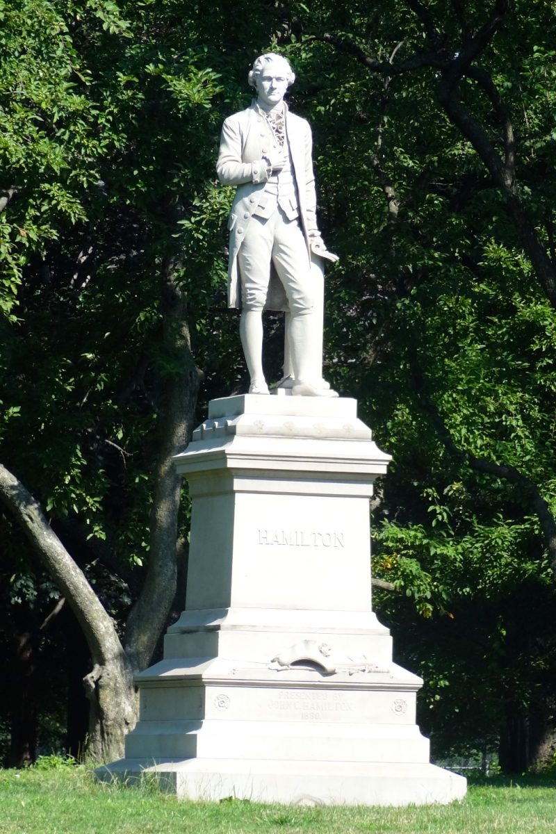 The statue of Alexander Hamilton - Photo: wikipedia.org