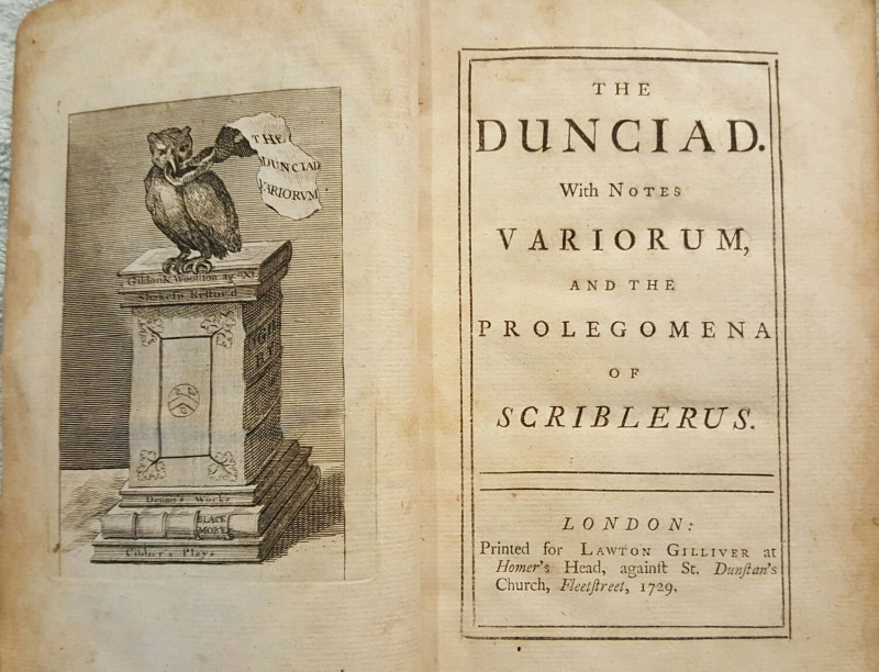 The Dunciad -Photo: biblio.co.uk · In stock