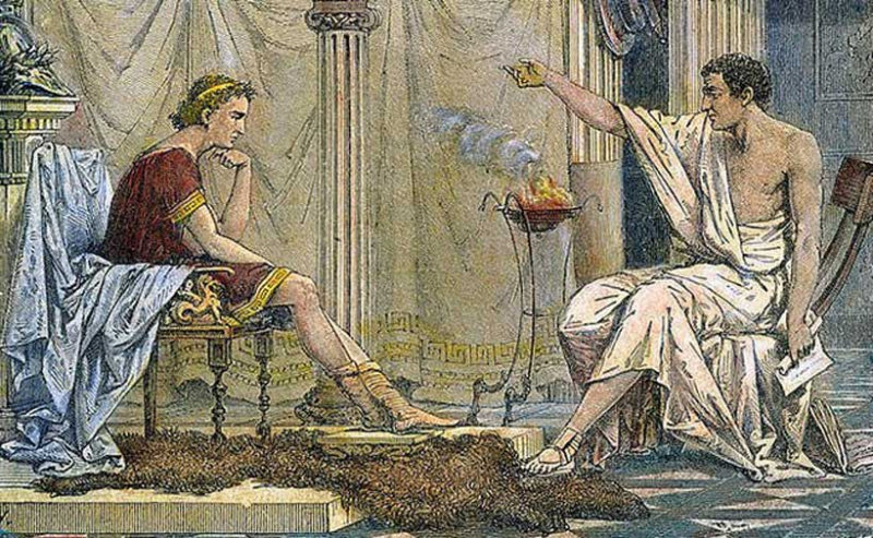 Aristotle and Alexander - Photo: moderndiplomacy.eu