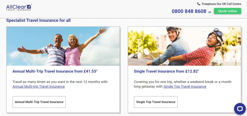 best travel insurance cover uk