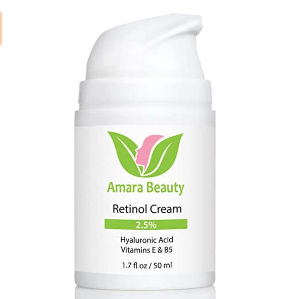 Amara Organics Retinol Cream, https://www.amazon.com/