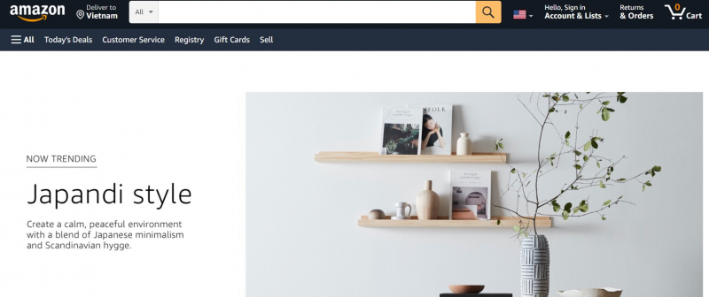 Amazon – Best for comparing products from big home decor brands