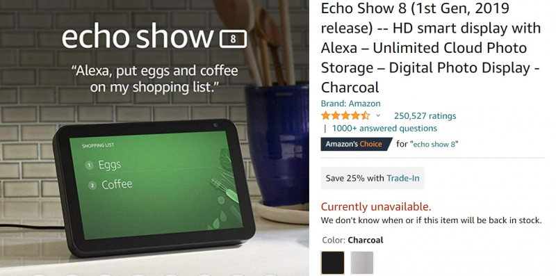 Amazon Echo Show 8 - Voice-activated device that makes your life easier