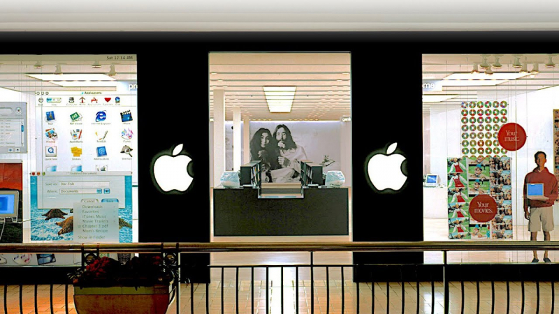 Photo: Inside The First Apple Store