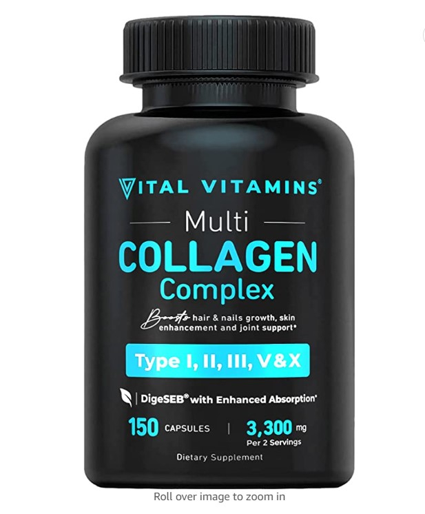 Screenshot of https://www.amazon.com/Vital-Vitamins-Multi-Collagen-Complex/dp/B07WZVX3L1?