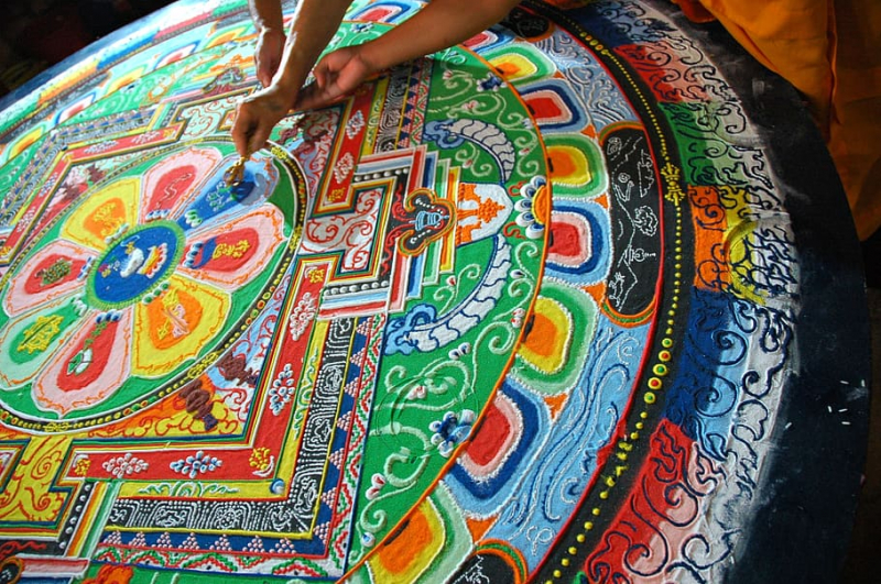 Image from https://www.wallpaperflare.com/nepal-kathmandu-tharlam-monastery-dorje-initation-hands-wallpaper-gsvxj