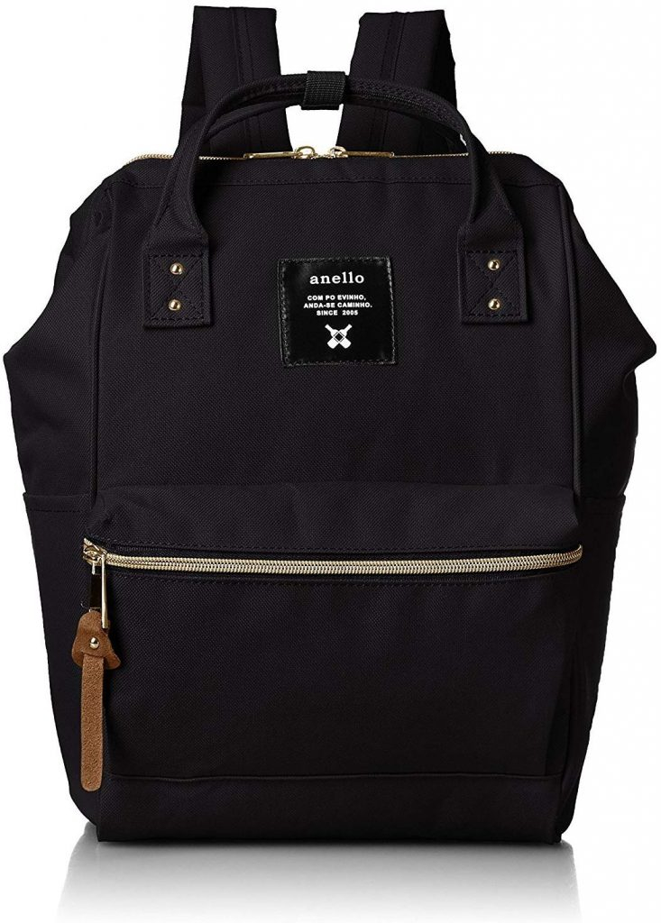 Anello Official Black Japan Fashion Shoulder Rucksack Backpack Casual Diaper Bag
