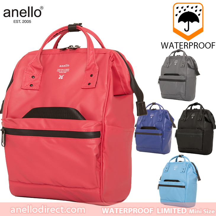 Anello Polyester Canvas Waterproof Unisex Flap Backpack