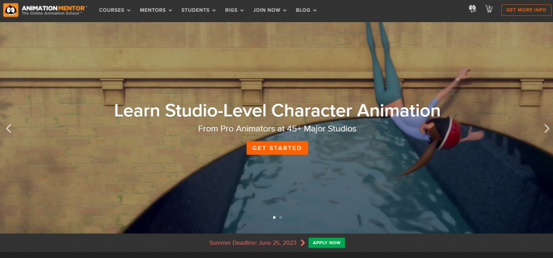 Animation Mentor website