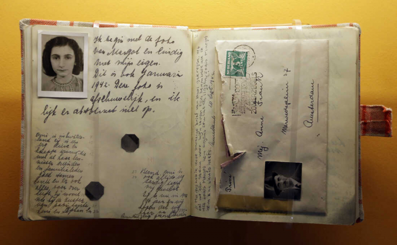Photo:  NPR - Anne Frank's diary