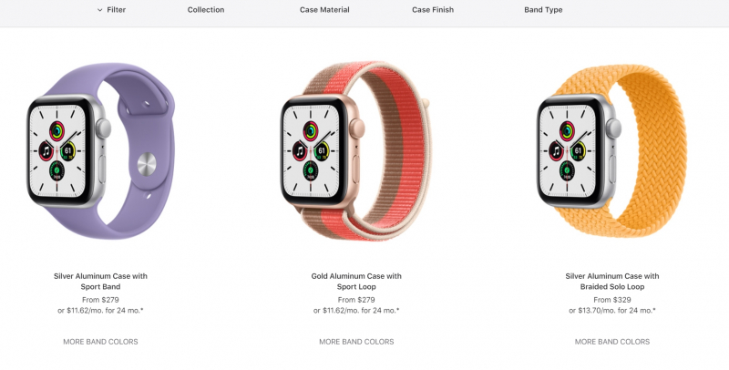 Apple Watch SE, from ﻿https://www.apple.com/shop/buy-watch/apple-watch-se
