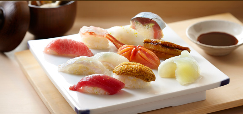 Sushi in Ariake restaurant