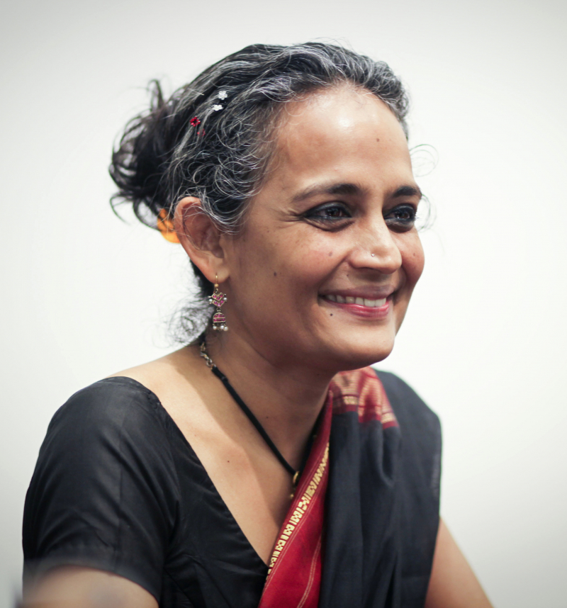 Photo on  Wikimedia Commons (https://commons.wikimedia.org/wiki/File:Arundhati_Roy_3.jpg)