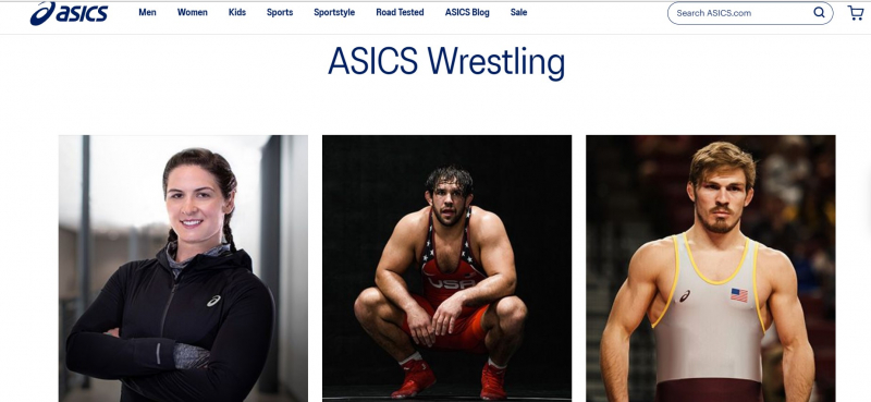 Screenshot of https://www.asics.com/us/en-us/mk/athletes/wrestling