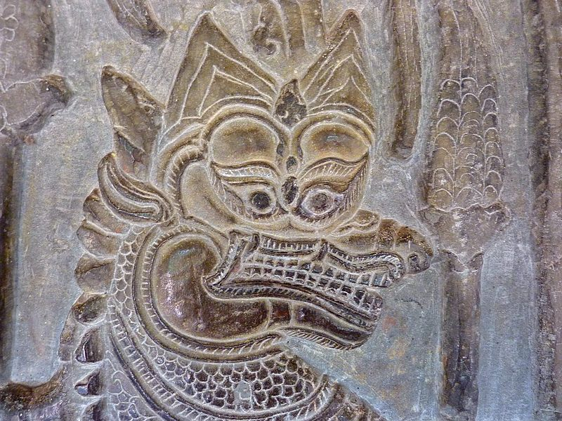 Photo on Wikimedia Commons (https://commons.wikimedia.org/wiki/File:011_Vishnu_and_the_Asuras_Naga_at_Angkor_Wat,_Cambodia.jpg)