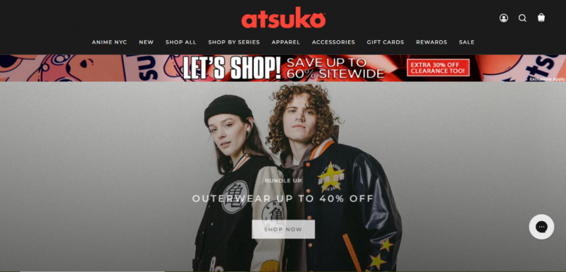 Screenshot of https://atsuko.com/