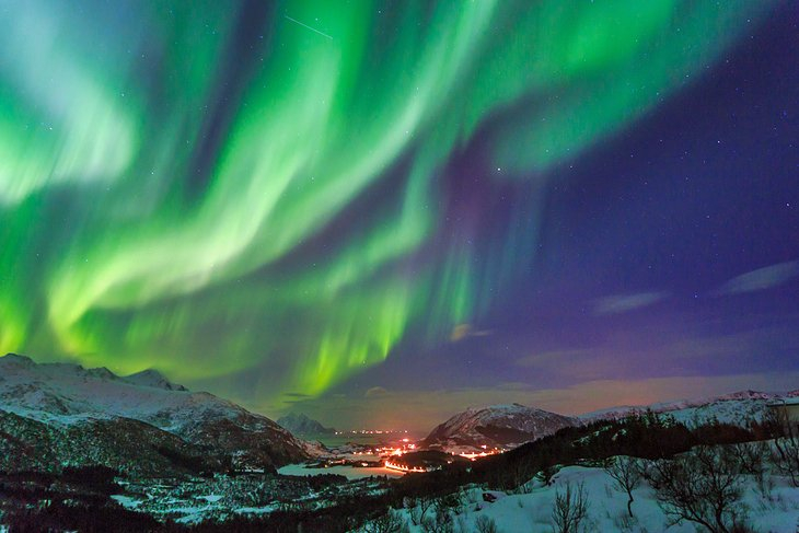 Northern Lights over Norway - www.planetware.com