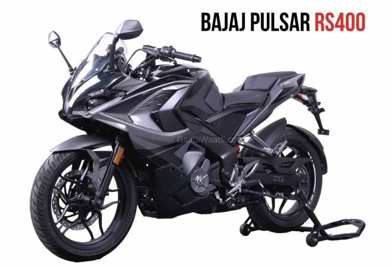 Bajaj Pulsar RS400 could use the same 373.3 cc triple-spark engine found in the Dominar 400 producing 40 PS and 35 Nm Source: gaadiwaadi.com