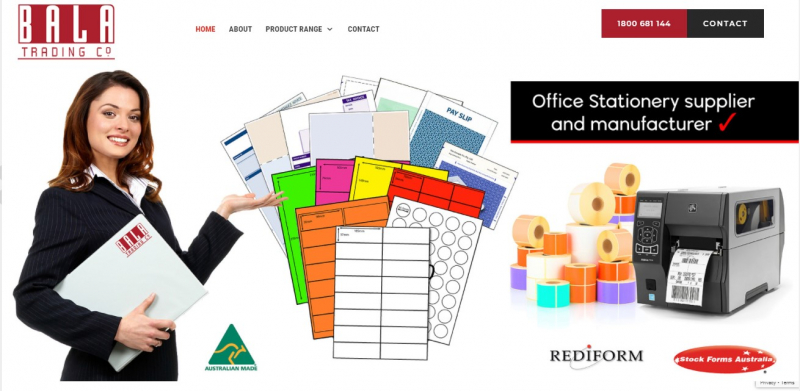 As a seller-only supplier, the company supplies hundreds of stationery stores, software companies, and payroll agencies across the country- Screenshot photo