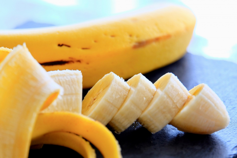 Bananas have a lot of fiber and nutrients