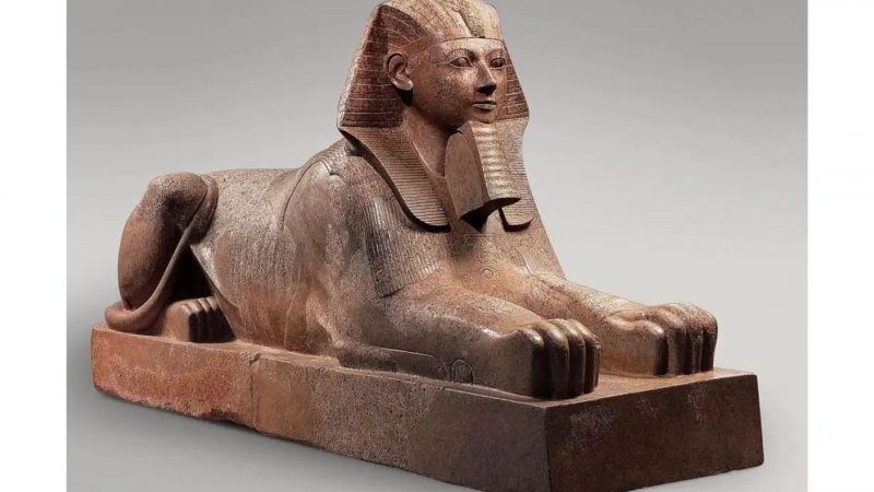 Sphinx of Hatshepsut, notably wearing a false beard, 1479-58 BC - The Metropolitan Museum of Art, New York