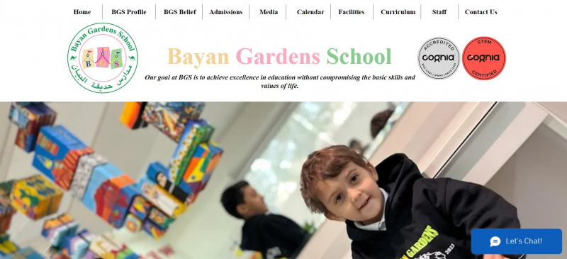 Screenshot of https://www.bayaan.com/