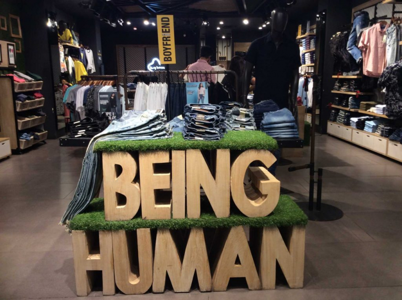 Inside of a Being Human store