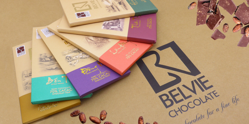 Depending on the region where cocoa beans are grown, this type of chocolate will have different flavors.