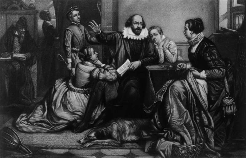 Photo by Heritage Images on Heritage Prints & Wall Art https://www.heritage-print.com/william-shakespeare-reciting-hamlet-family-1900-15345261.html