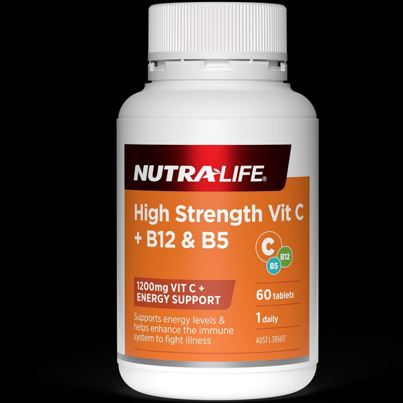 Screenshot of https://nutralife.com.au/product/high-strength-vitamin-c-b12-b5/