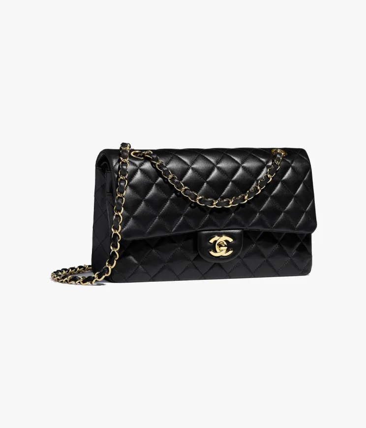 Screenshot of https://www.chanel.com/us/fashion/p/A01112Y0129594305/classic-handbag-lambskin-gold-tone-metal/