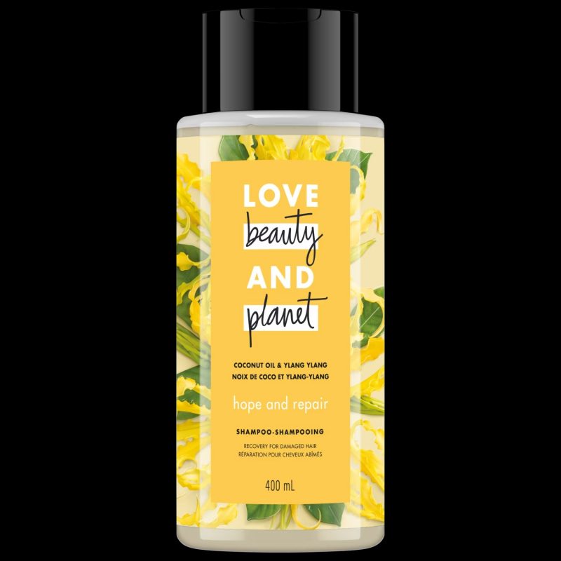 Screenshot of https://www.lovebeautyandplanet.com/ca/en/hair/products/shampoo/coconut-oil-&-ylang-ylang-shampoo.html