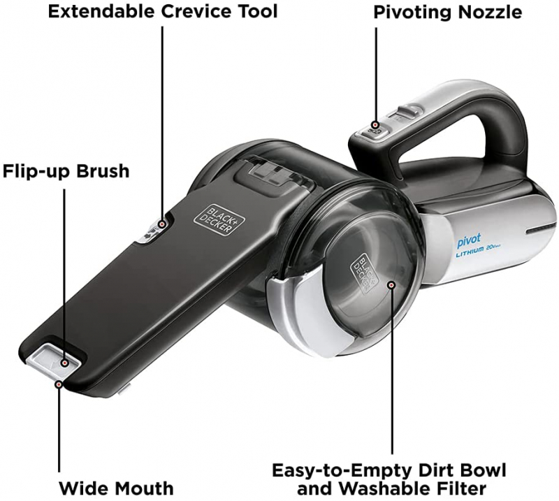 BLACK+DECKER Max Handheld Mattress Vacuum Cleaner. Photo: amazon.com
