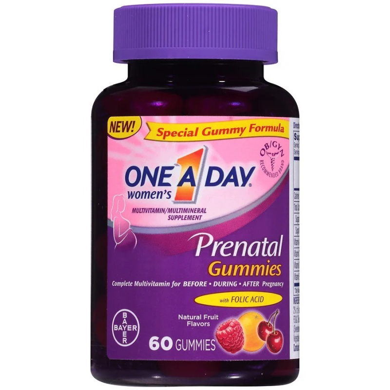 Screenshot of https://www.oneaday.com/vitamins/prenatal-pregnancy-vitamins/prenatal-gummy-vitamins