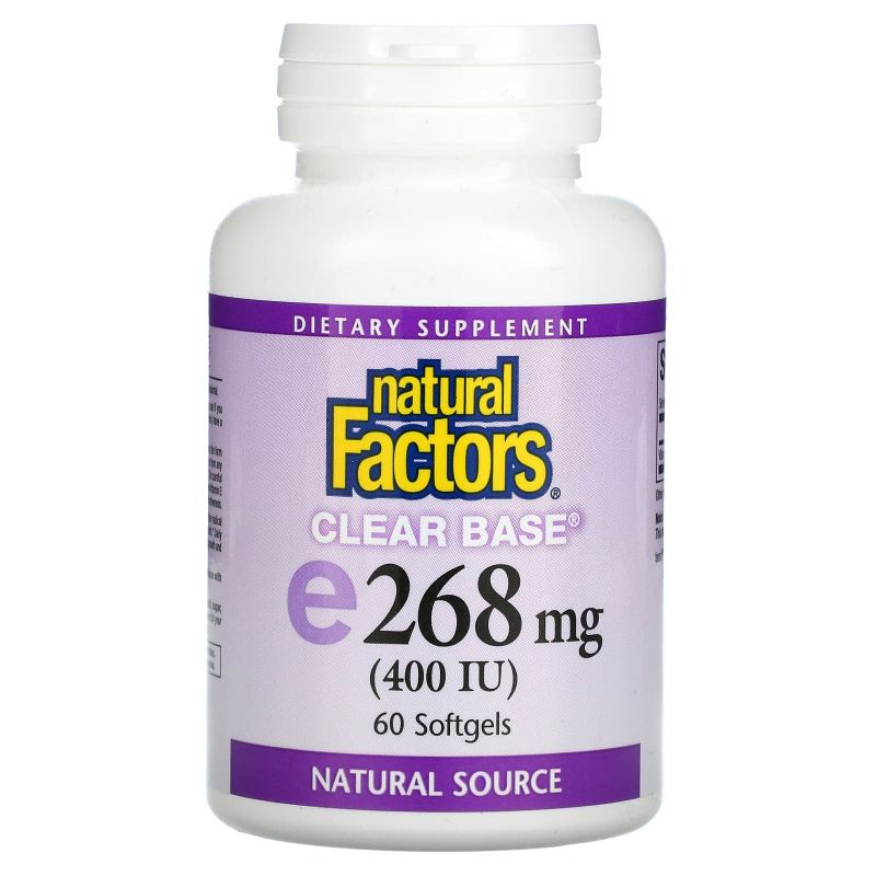 Screenshot of https://naturalfactors.com/products/vitamin-e-268-mg-clearbase