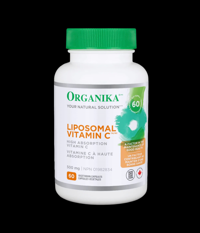 Screenshot of https://organika.com/products/liposomal-vitamin-c-500mg-vegetarian-capsules